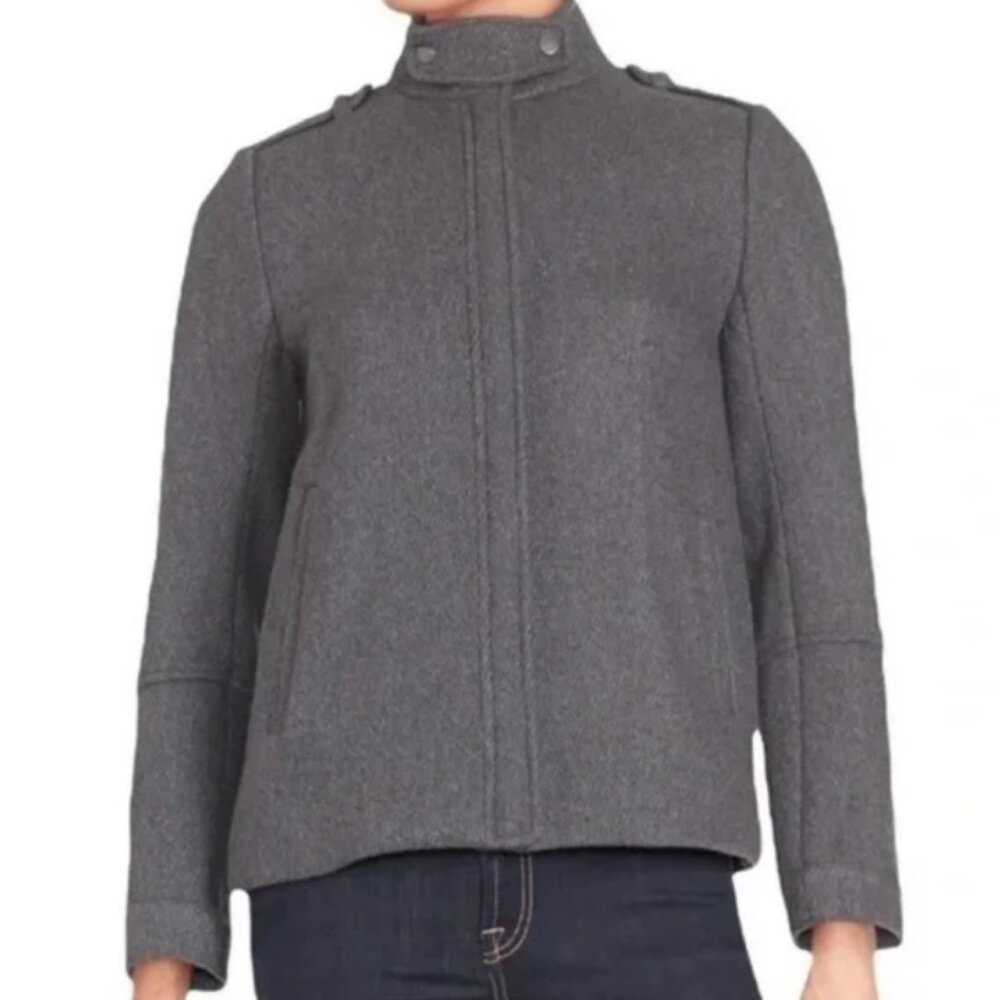 Vince Gray Wool Coat